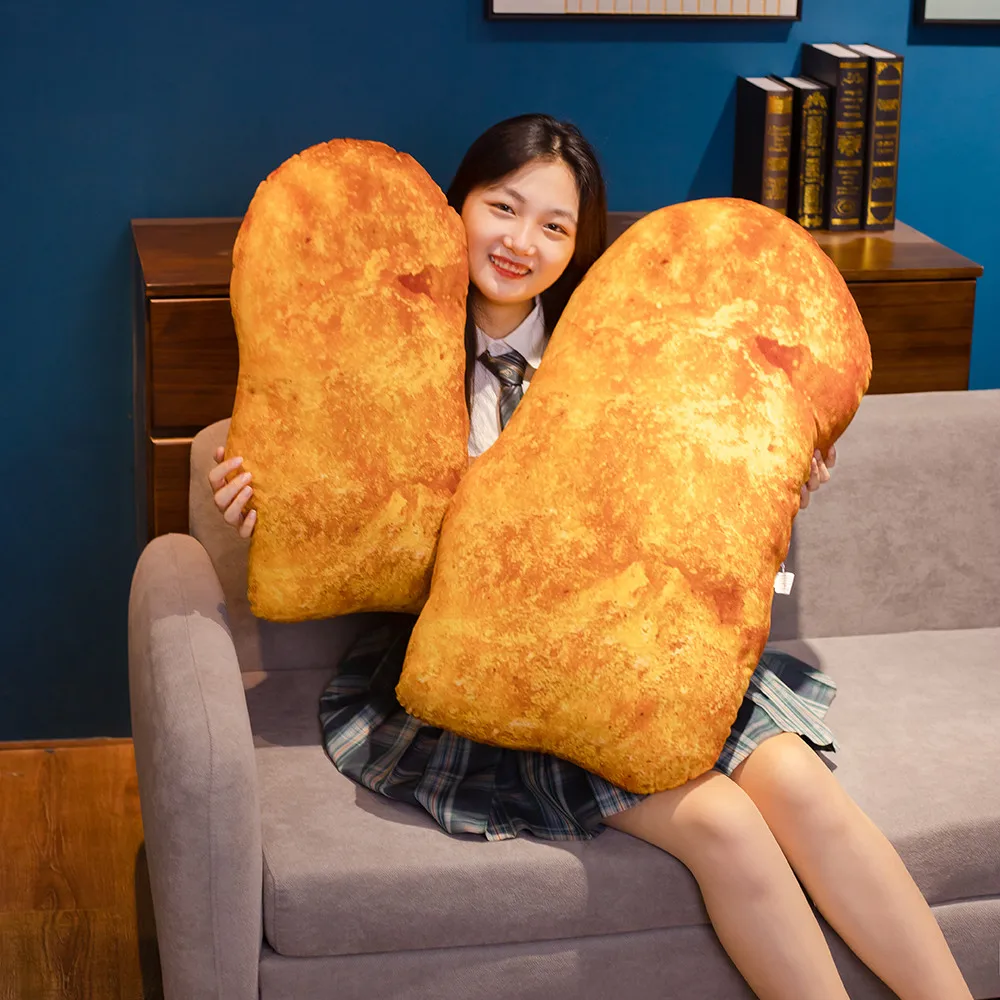 

65/90cm Chicken Nuggets Pillow Plush Toy Baby Toys Kids Toy Long Sleeping Pillow Girl Christmas Gifts for Children Home Decor