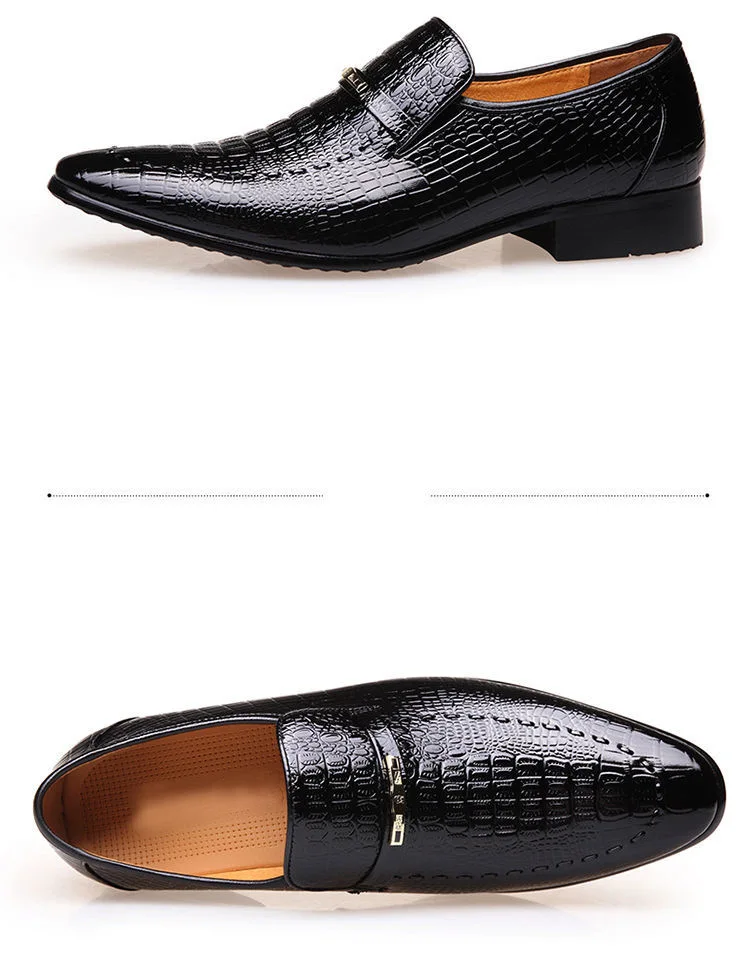 Luxury Men's PU Leather Dress Shoes for Business and Weddings 18 undefined
