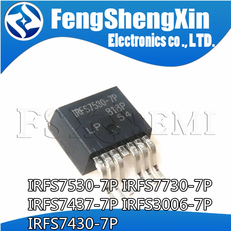 10pcs Irfs7530-7p Irfs7730-7p Irfs7437-7p Irfs3006-7p Irfs7430-7p To263 ...