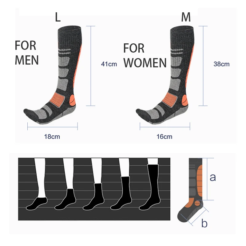 calcetines compresivos esquiar – Compra calcetines compresivos esquiar con  envío gratis en AliExpress version