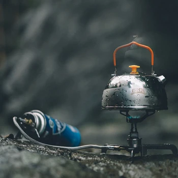 BRS Outdoor Gas Stove Mini Camping Gas Burner 25g Ultralight Titanium Picnic Hiking Cooking Stove Survival Furnace BRS-3000T 6