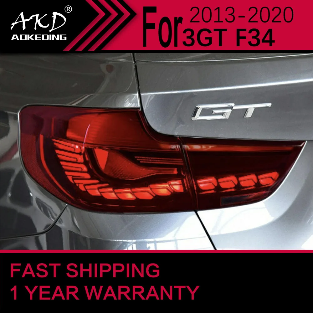 

Car Lights for BMW F34 GT LED Tail Light 2013-2020 3GT 335i 328i Rear Stop Lamp Brake Signal DRL Reverse Automotive Accessories