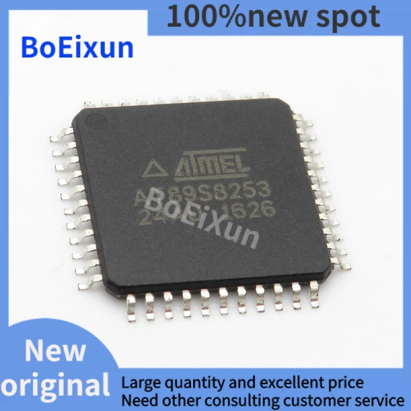 

1-50PCS AT89S8253-24AU AT89S8253 TQFP-44 SMD 8-bit Microcontroller Single-chip Microcomputer IC Chip Brand New Original In Stock