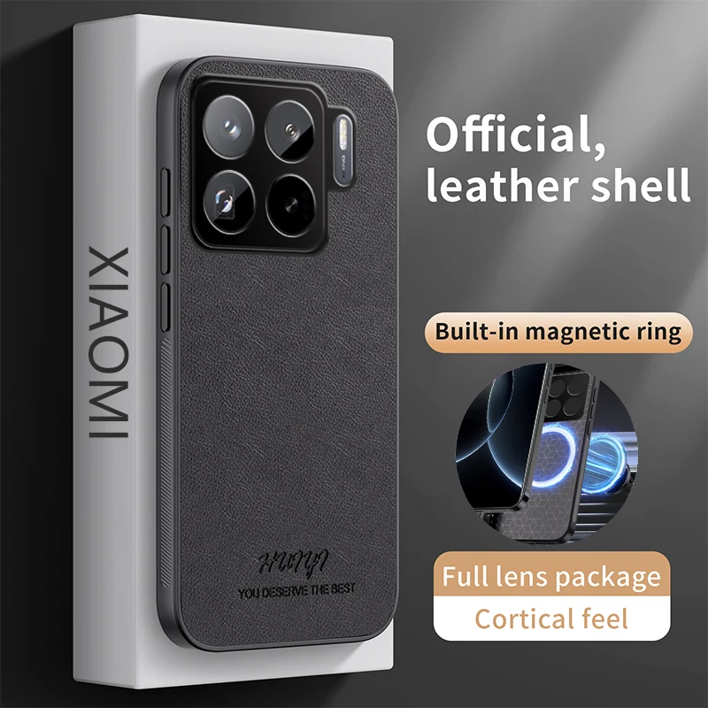 Xiaomi Mi 15T Pro Soft PU Leather Magnetic Protective Phone Case