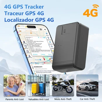 Localizzatore GPS per Auto 20000mAh/10000mAh, Tracker GPS 4G per Veicoli, Dispositivo di Tracciamento GPS in Tempo Reale, Allarme Geofencing, GPS Magnetico, App di Posizionamento
