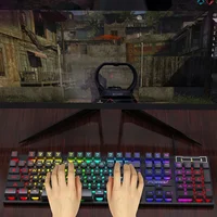 104 key Backlit Mechanical Keyboard Wired Gaming Keyboard waterproof Luminous keyboard And Mouse Set for Gamer PC Laptop Office 6