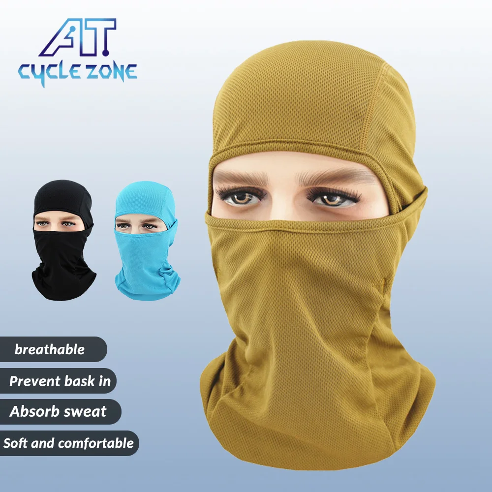 

Ice Silk Balaclava Full Face Mask Motorcycle Headgear Balaclava Headcloth Outdoor Sports Dust Bandana Cycling Head Cover Helmet