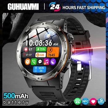 2025 Nuovo Per Xiaomi Sport All'aria Aperta Astuto Della Vigilanza Degli Uomini 1.39 Pollici HD AMOLED Schermo GPS 500 Mah Batteria NFC Chiamata Bluetooth SmartWatch