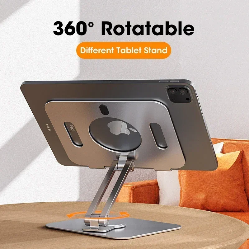 Aluminum Alloy Adjustable Tablet Stand Folding Portable Holder Phone Support Bracket for IPad Pad Samsung Xiaomi Huawei Tablet 2