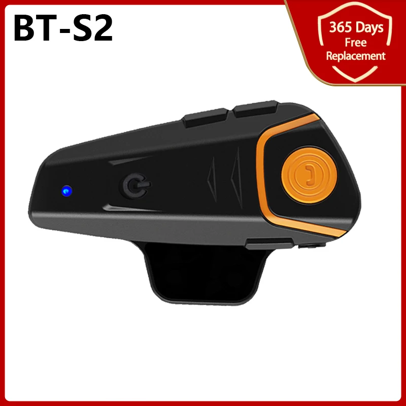Intercomunicador Y Manos Libre Bluetooth Para Moto Bt-s2