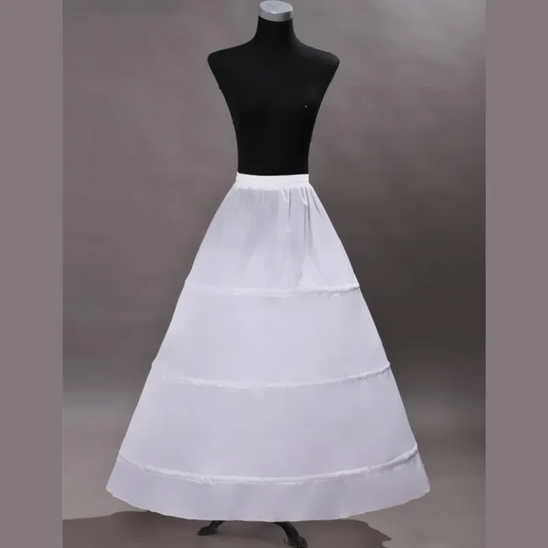 

Bridal Petticoat Crinoline 3 Hoops Petticoat Underskirt for A Line Wedding Dress
