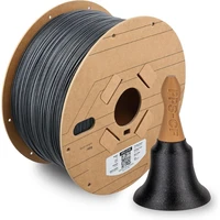 Fiberon PPS-CF10 Filament, Black 1.75mm 3kg 3D Printing Filament, Extreme Heat Resistance - Fiberon Carbon Fiber Reinf 1