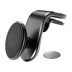Universal Magnetic Air Vent Car Phone Holder - Secure Smartphone Mount and GPS Support (Type A)