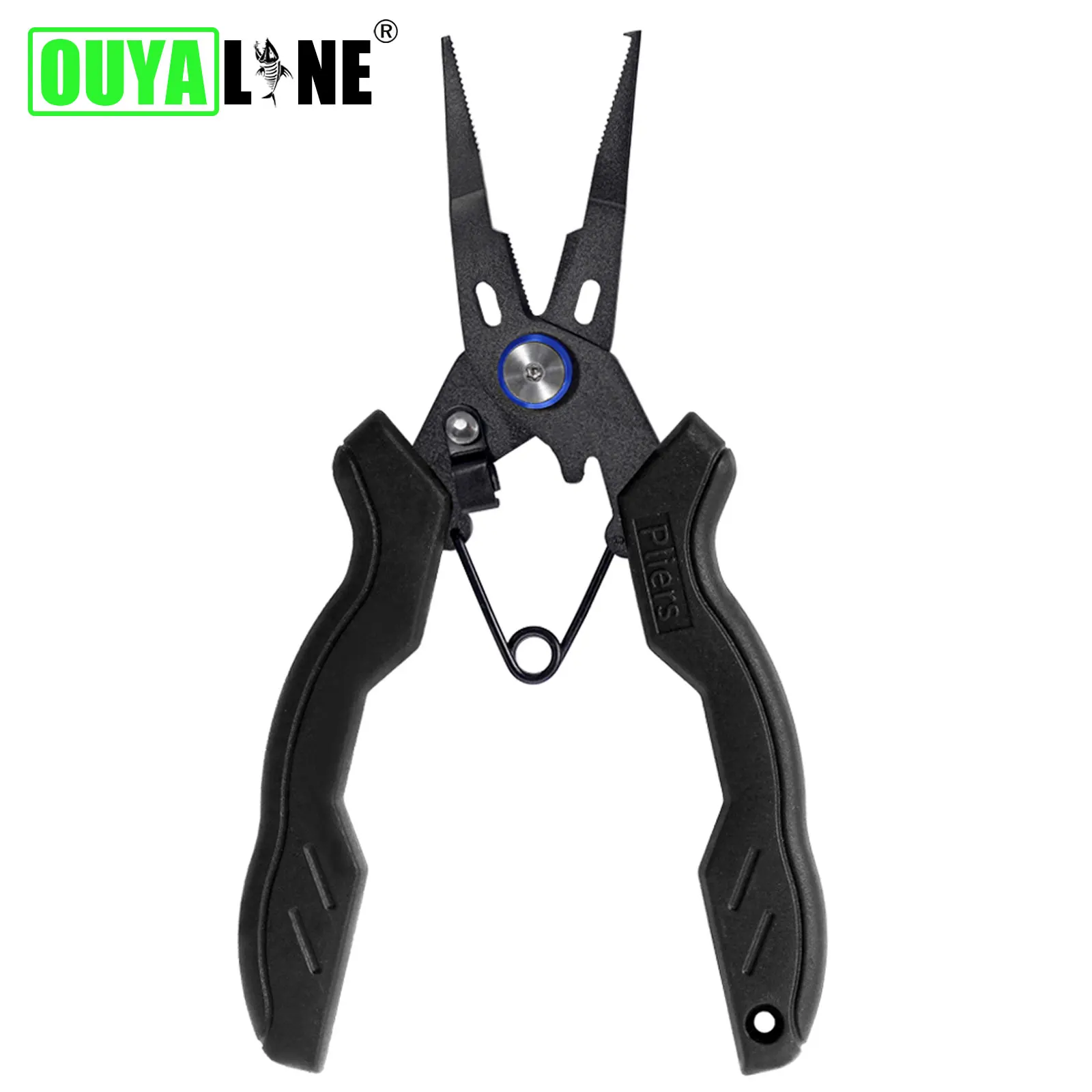 

New Fishing Pliers Accessories Stainless Steel Body Anti-Rust Saltwater Split Ring Line Cutter Multifunctiona Hook Remover Tools