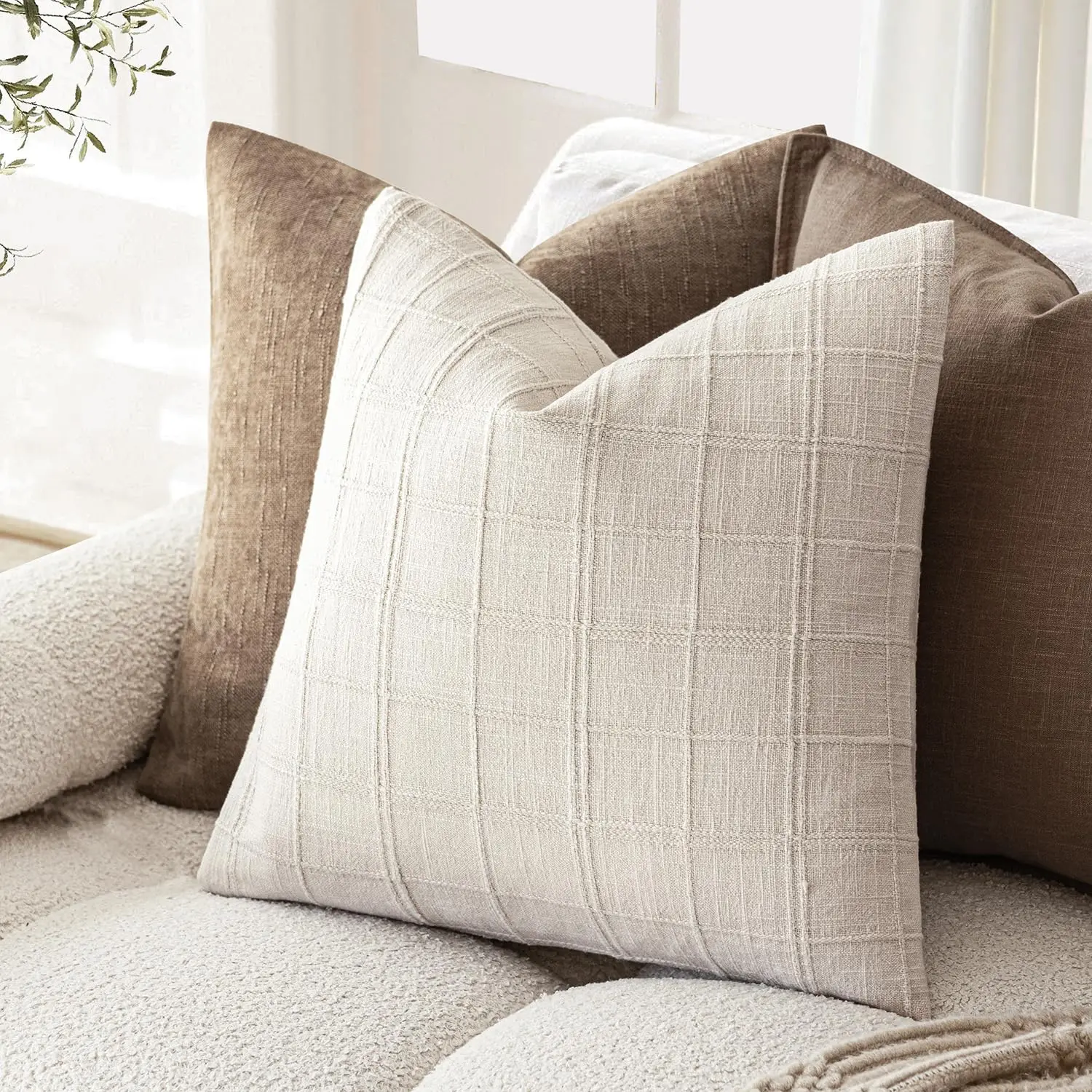 Green Square Cushion Cover image 5