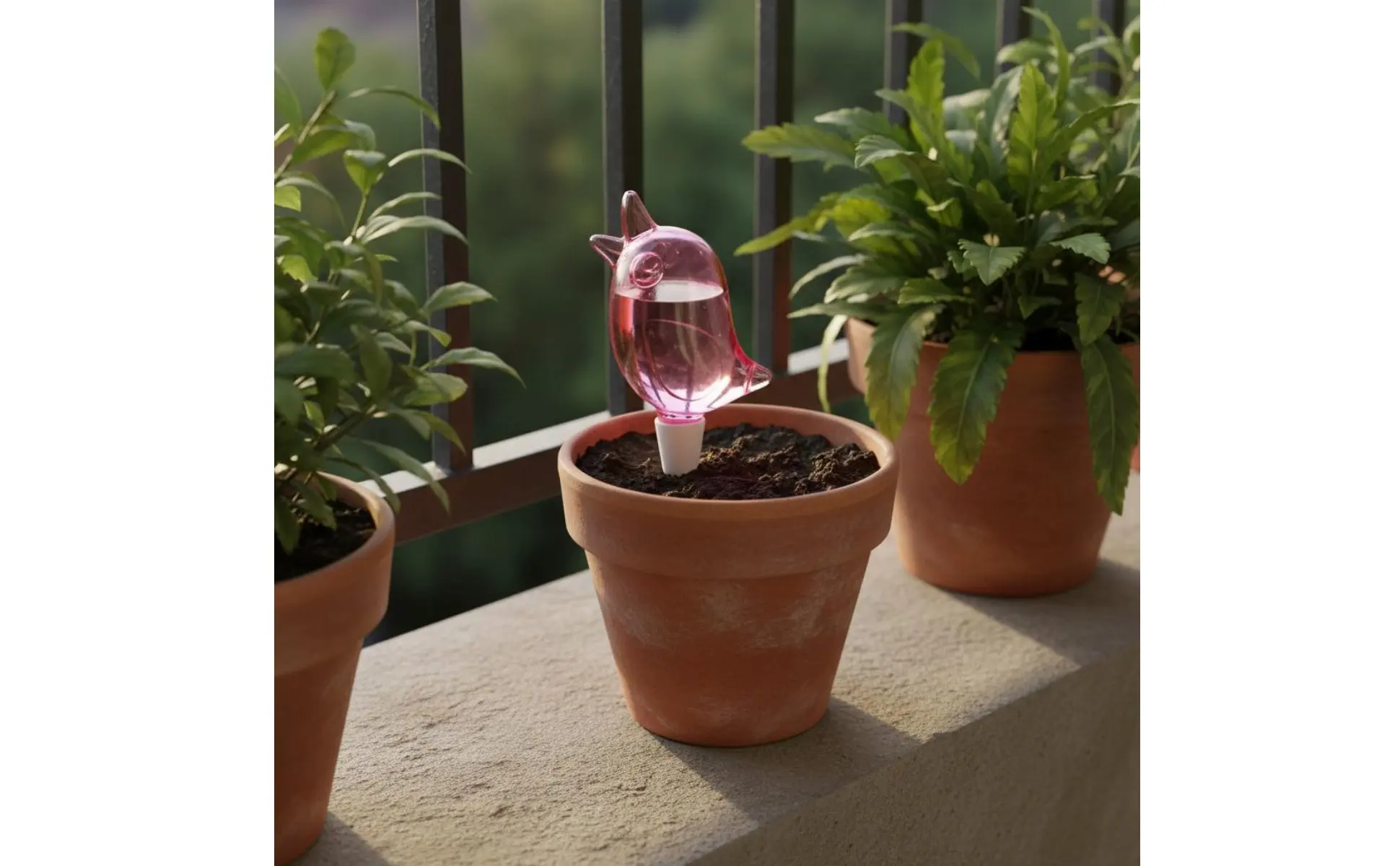 Avian Shaped Plant Waterer Slow Release System Avian Shape Plant Waterer Automatic Watering Stake Easy to Use Ceramic Watering