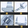 Mini Adjustable Bathroom Adjustable Wrench Strong Clamping Large Open End Multifunctional Aluminum Spanner Bathroom Repair Tool 6