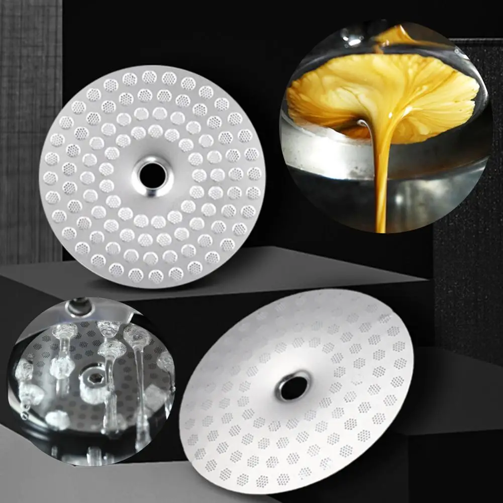 CoffeeFilterStrainerPerfectExtractionAntiRustPrecisionHoleEven