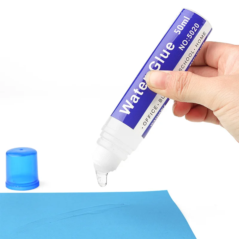 물 접착제 만들기 종이 공예 도구 50ml, 학교 사무실 공급 크리에이티브 학생 문구 수제 액체 투명 접착제
