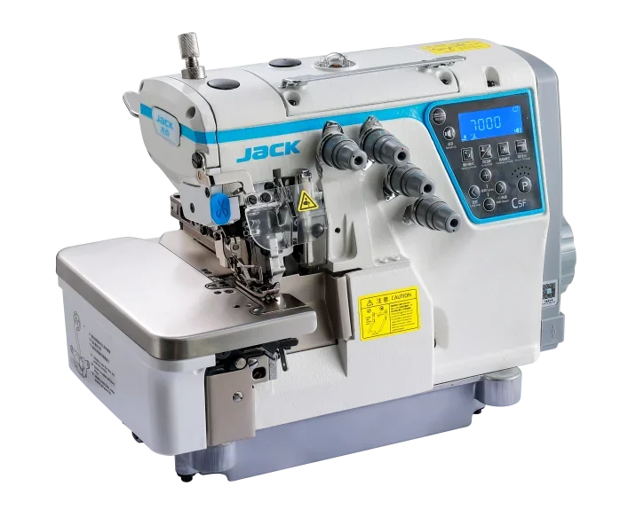 JACK C5F high-speed automatic overlock sewing machine light and heavy adjustable industrial sewing machine