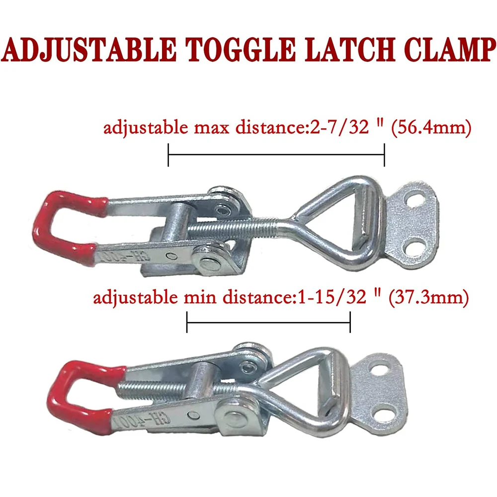 Toolbox Latch 4/8 pcs furniture hardware,toggle latches,decorative latches,buckle clamp Adjustable Metal Toggle