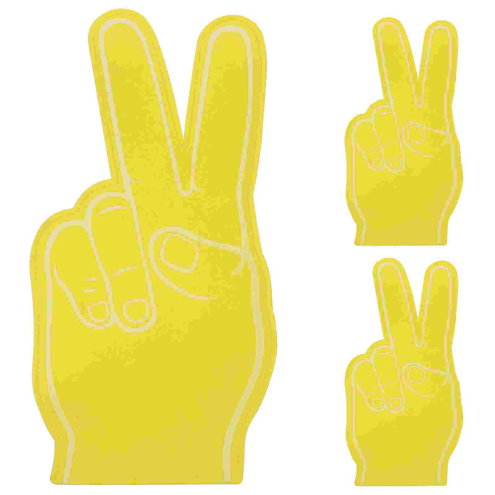 

3Pcs Foam Finger Cheering Foams Finger Sports Event Props Photo Props Competitive Events Supplies