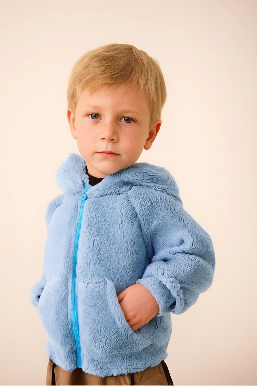 Children`s Outer wear Bear Hoodies 4