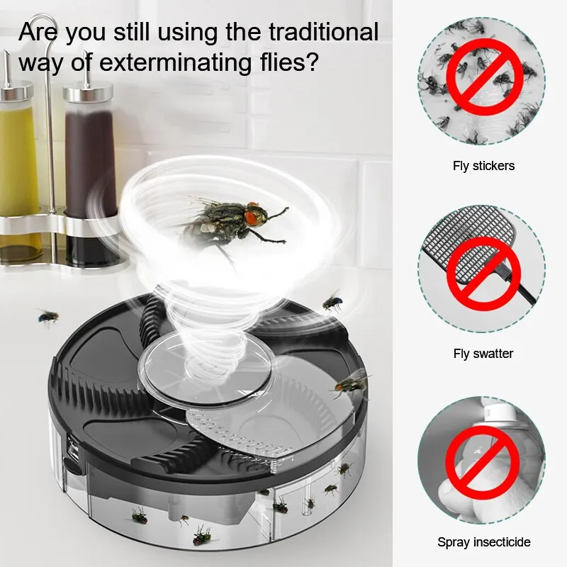 Automatic Fly Trap Insect Catcher for Kitchen Home