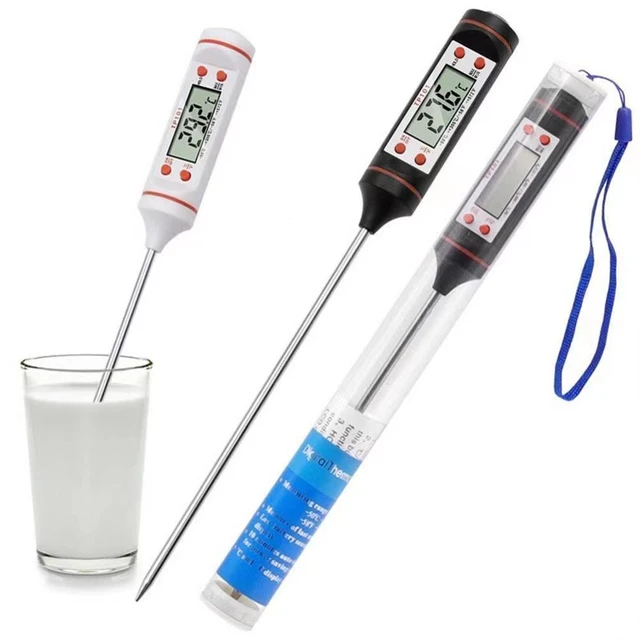 Digital Thermometer with 15cm Long Probe, Candle Making Kits, Measure  Liquid Soy Paraffin Wax, Baked Milk Meat BBQ - AliExpress