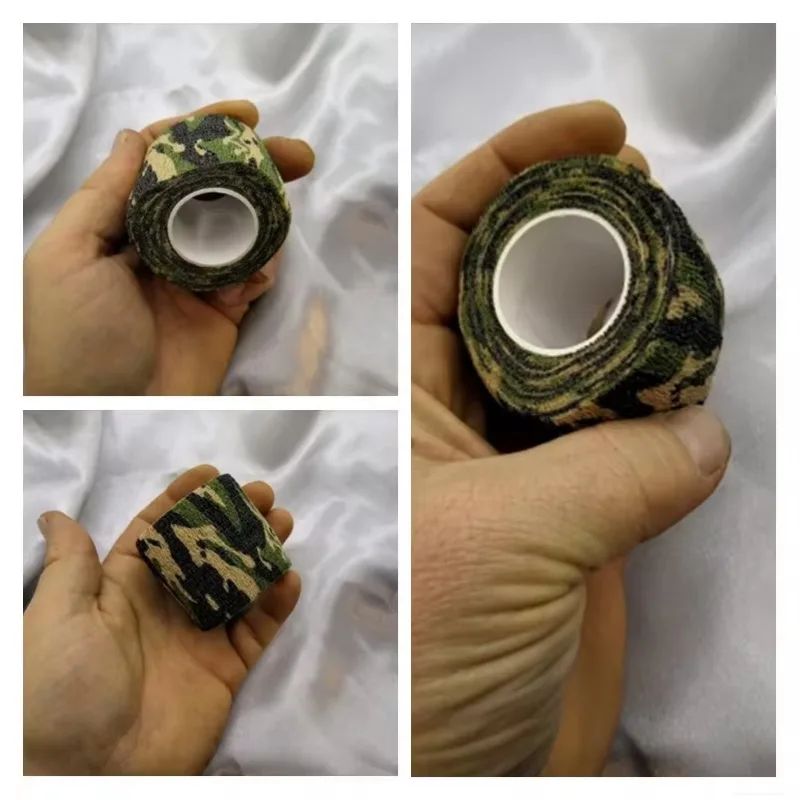 5cmx4.5m Camo Bandages Outdoor Hunting Shooting Blind Wrap Camouflage Stealth Tape Waterproof Dressing