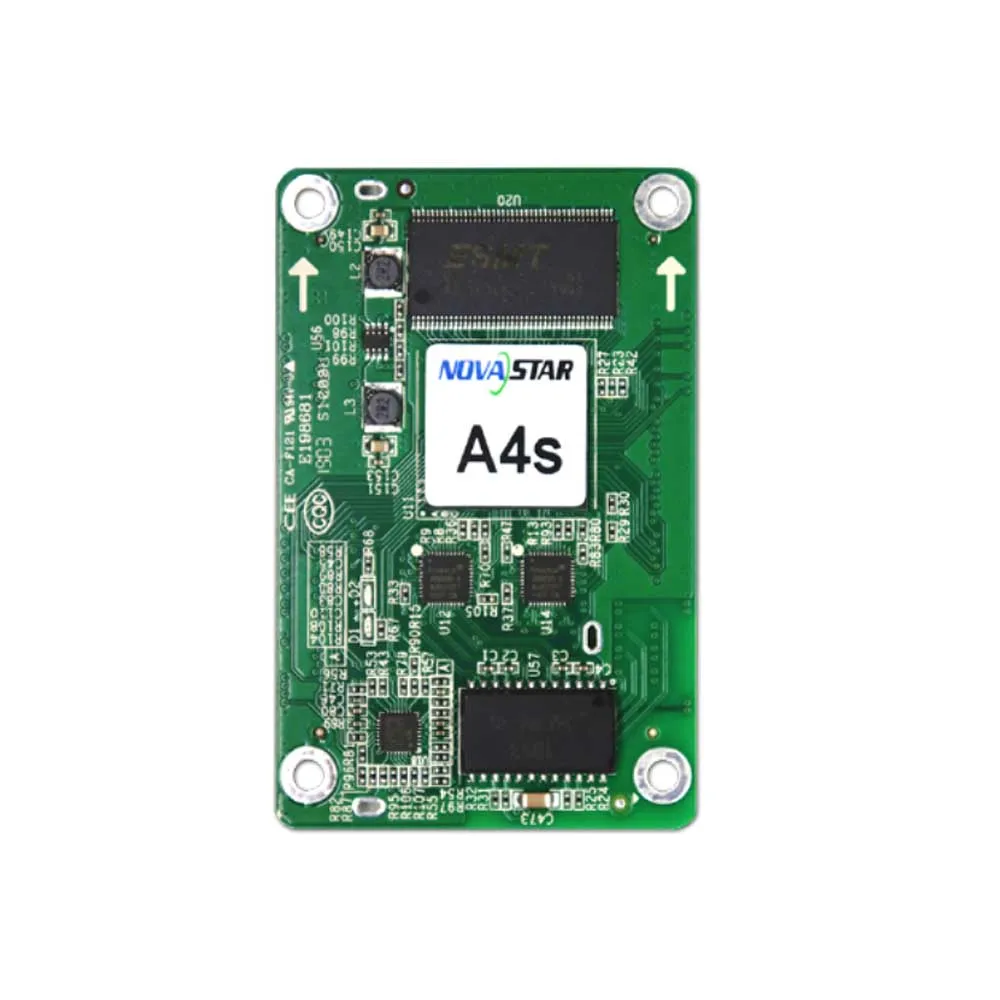 NovaStar A4S LED Receiving Card: High-End, Small Size, 256x256 Pixel Capacity, Pixel-Level Calibration, 90&deg; Rotation