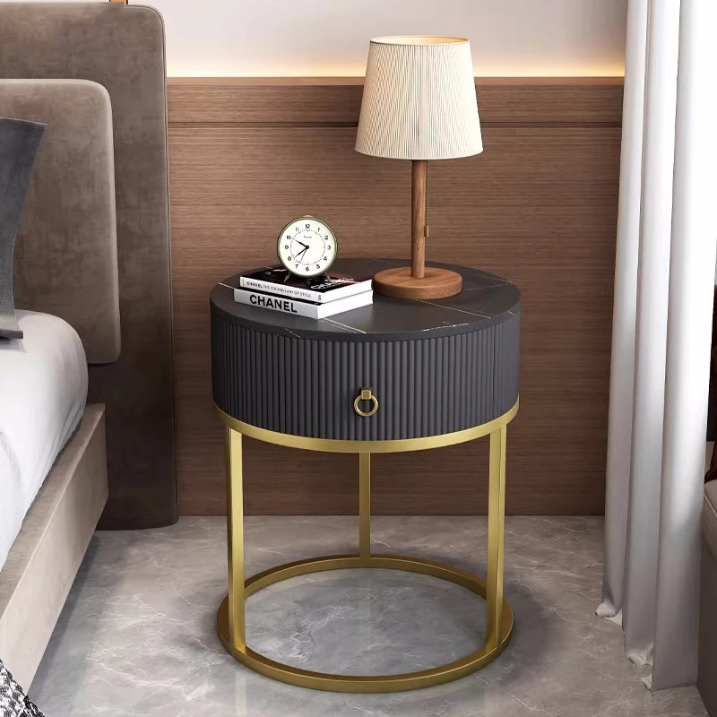 Round Marble Coffee Table Metal Metal Dining Designer Side Coffee Tables Marble Tea Circle Muebles Modern Nordic Furniture