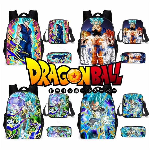 Dragon Ball Z Goku Character Die Cut Kids Backpack