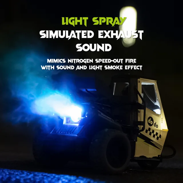 ZWN S810 Three Wheels RC Motorcycle With Light Spray 2.4G Remote Control Electric High Speed Emulation Motorcycles Toys For Kids 6
