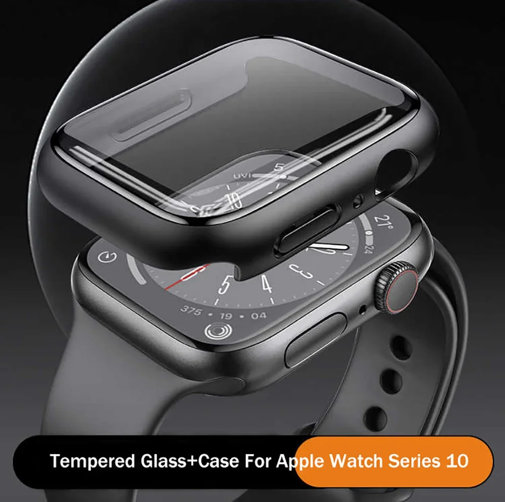 Matte Hard PC Bumper with Tempered Glass Screen Protector