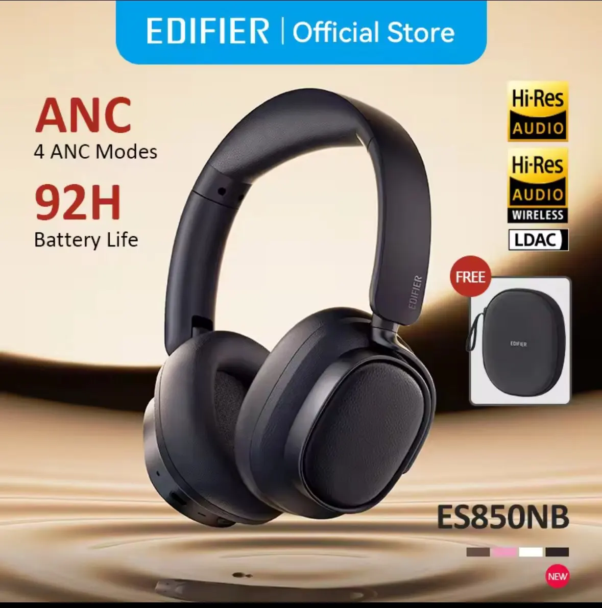 Edifier ES850NB Wireless Headphone Noise Cancelling Bluetooth