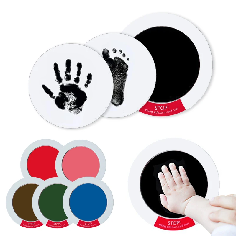 Environmental friendly Baby Care Non Toxic Baby Handprint Footprint