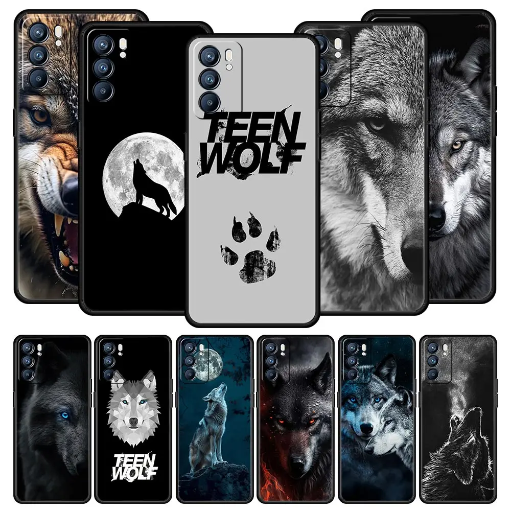 The Wolf Design Protective Phone Case Cover