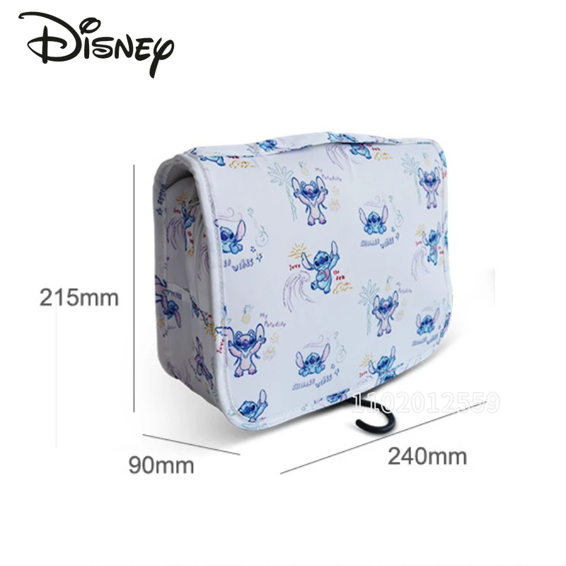 Disney New Makeup Bag Luxury Brand Portable Makeup Bag Large Capacity Waterproof Cartoon Fashion Makeup Storage Bag Washing Bag