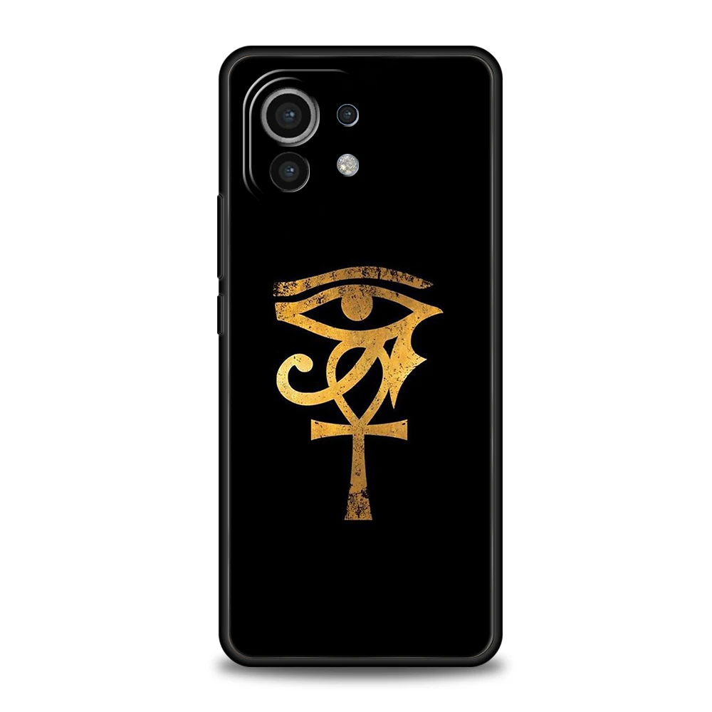 Heiliges Auge des Horus Ägypten Fresko Handyhülle für Xiaomi Poco C51 F3 X3 X4 GT NFC M3 M4 M5 Mi 13 12 11 Ultra 12T Pro Lite 5G Cover – Detail 7
