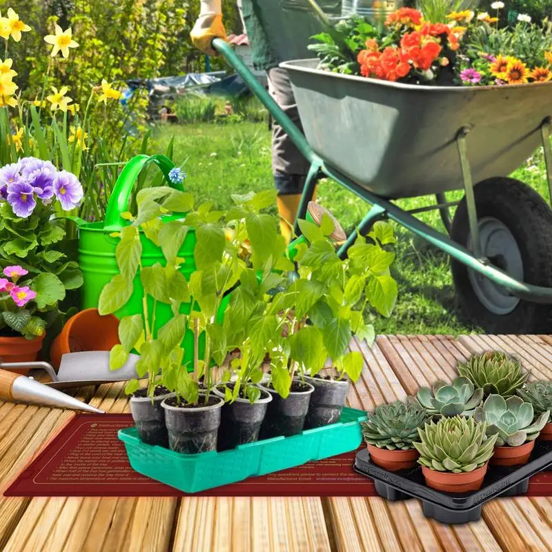 Seedling Heat Mat Durable Plant Heating Pad Waterproof Heating Pad For Indoor Home Gardening Seed Starter 4 X 20.67