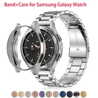 Bracelet + étui pour Samsung Galaxy Watch 7 6 5 4 44mm 40mm classique 46mm 42mm Bracelet en acier inoxydable Galaxy Watch 5 Pro 45mm 1