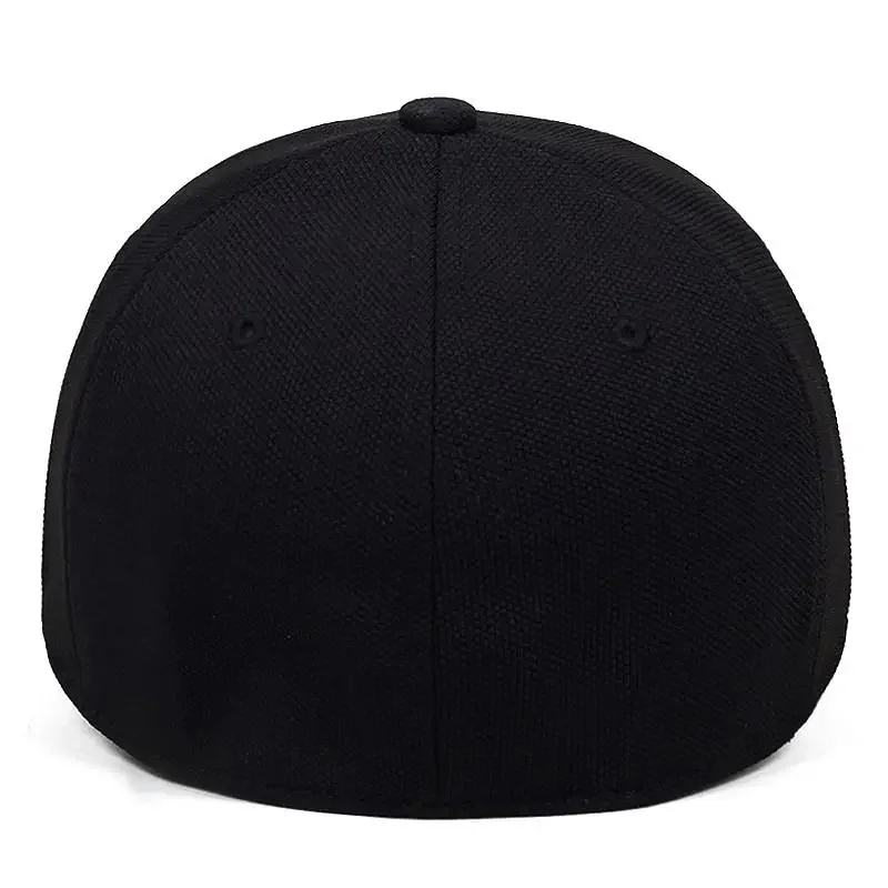 Summer Breathable Stretch Hats Fitted Solid Color Baseball cap Outdoor sports golf Caps for Women Men Hip Hop 5