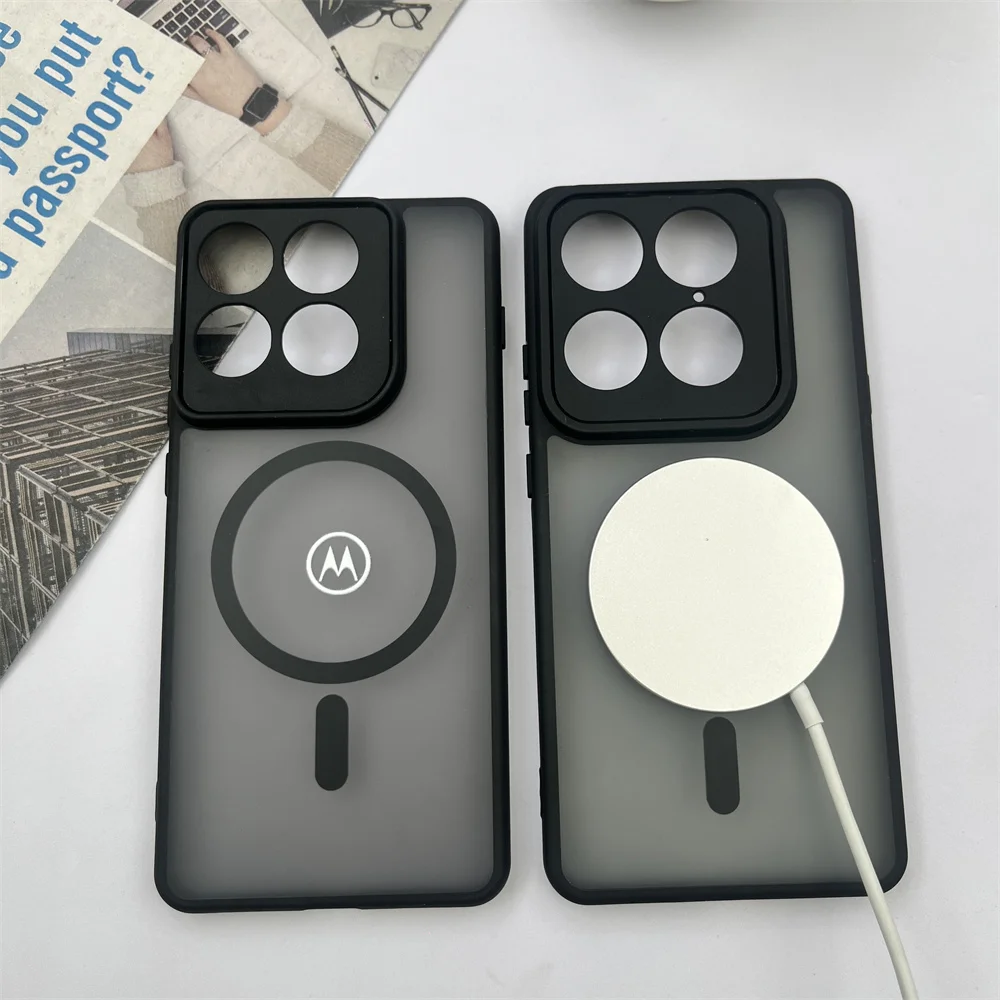 Magnetic Luxury Matte Translucent Case with Magsafe Wireless Charging Compatibility