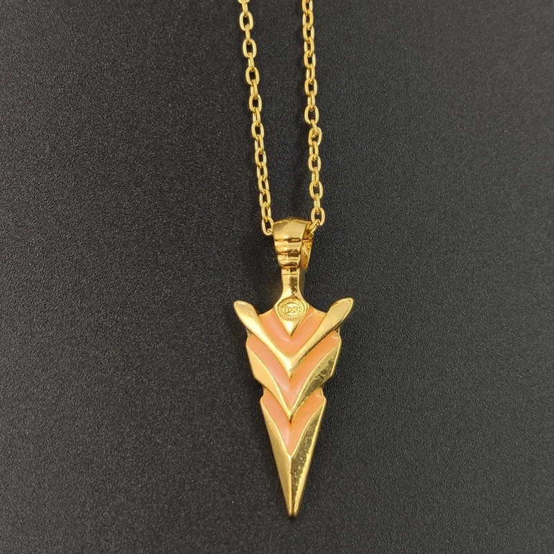 

Lichtgevende Gloeiende Pijl Hanger Ketting Knight Speer Ketting Glow In The Dark Pike Ketting Voor Vrouwen Mannen Halloween Gift