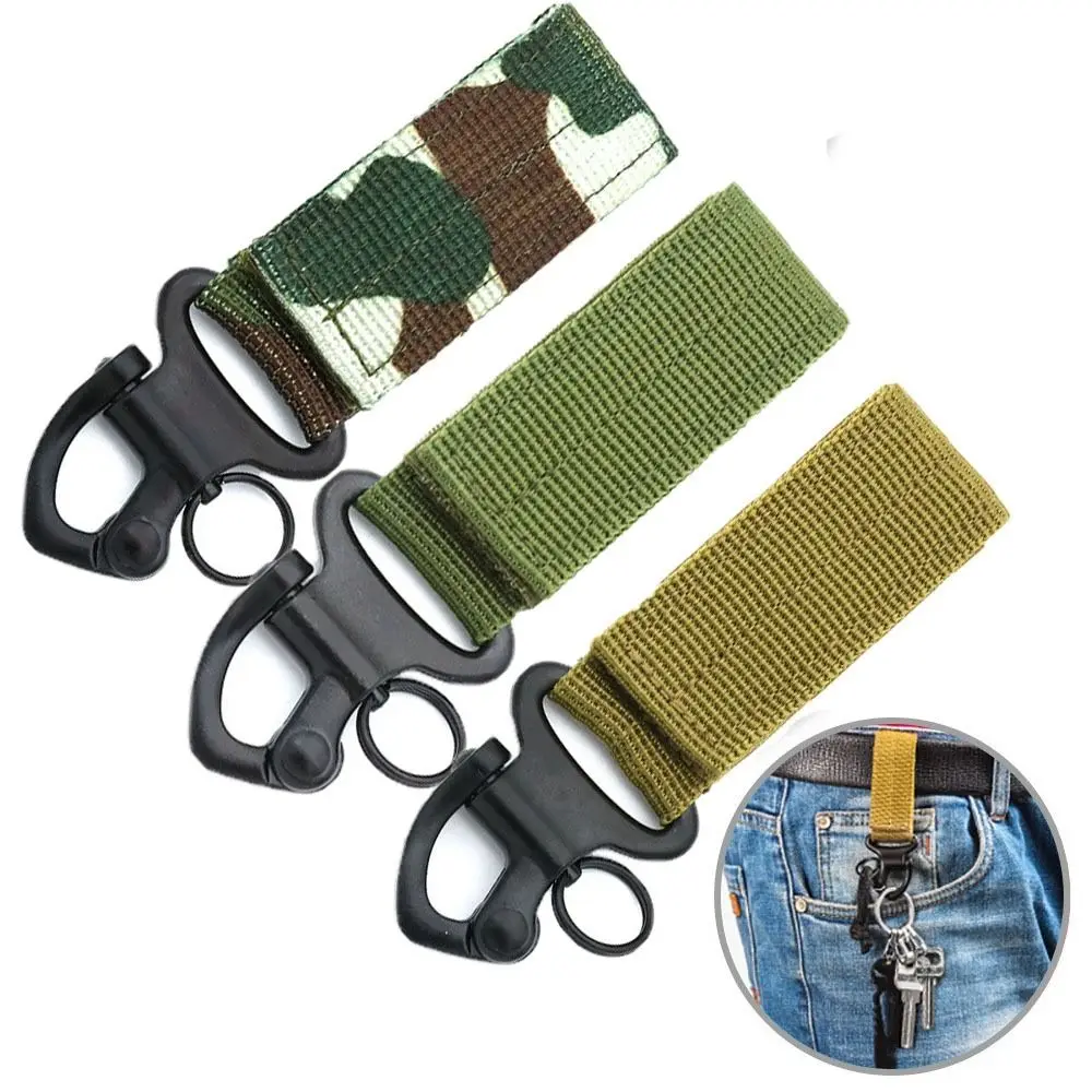 

4 Colors Outdoor Tactical Tools High Quality Nylon Molle 92*33mm Hiking Military Buckle Belt Backpack Hanger Outdoor Tool