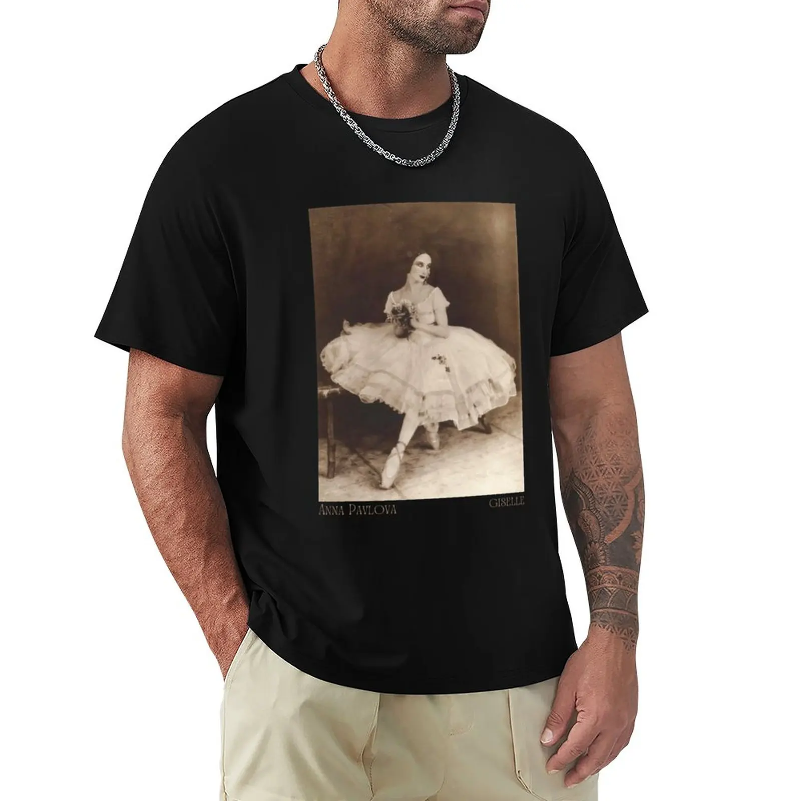 

Anna Pavlova as Giselle T-Shirt t shirt man Aesthetic clothing mens clothes