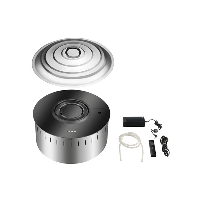 550mm Remote Control Intelligent Smart Bio Burner Automatic Round Ethanol Fireplace 3