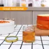 Mini Glass Jars Bulk Set of10/20,Round Small Honey Jars with Golden Lids, Canning Jar for Candle Making,Spice,Jelly,Jam,Wedding, 4