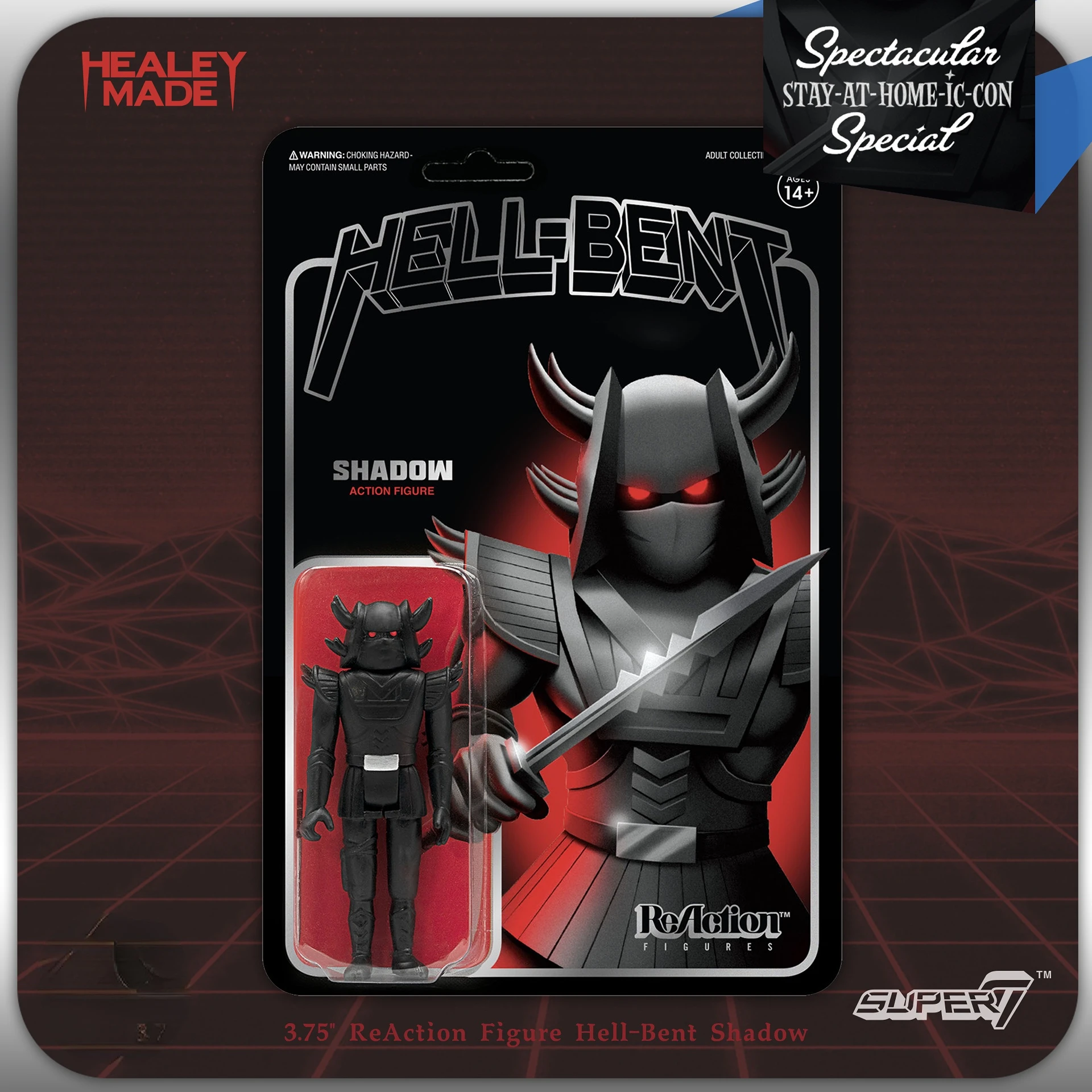 

In Stock Super7 Hell-bent Shadow Healeymade 3.75 Inches 9cm 1/12 PVC Original Action Figure Model Toy Collection Hobby Gift